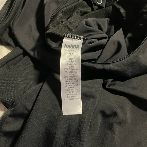 Balera Black Turtle Neck Long Sleeve Leotard - Picture 3 of 3